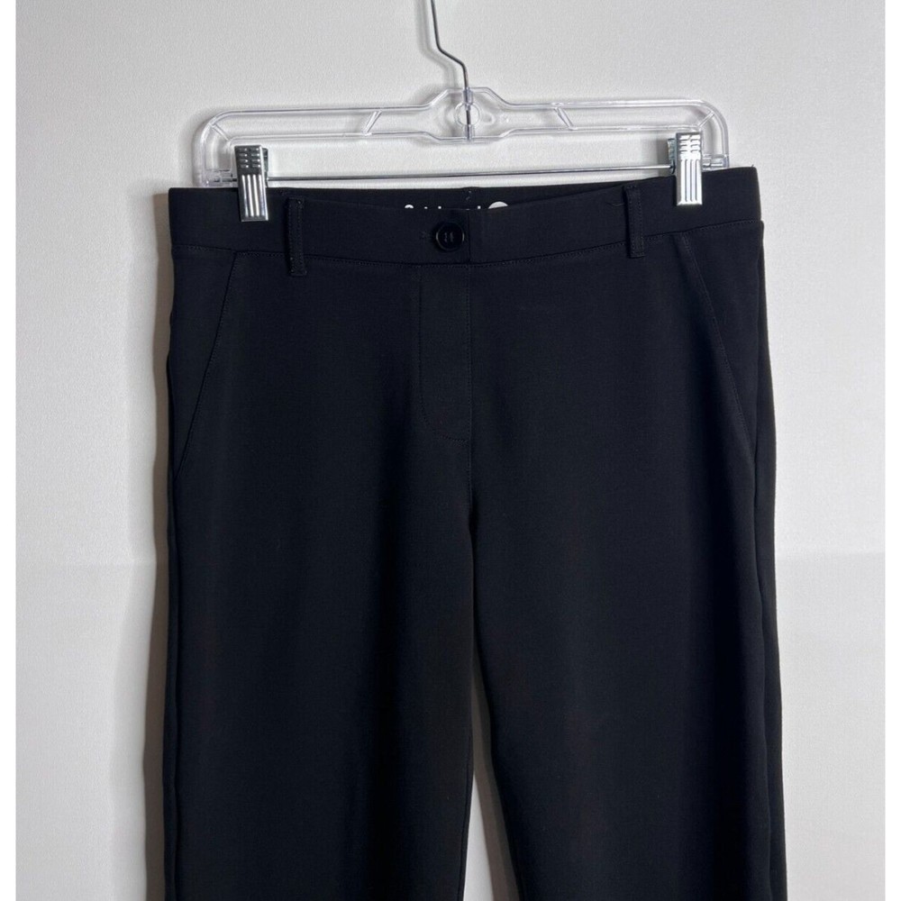 Betabrand Pants Womens Medium Petite Black Classic Bootcut Dress Pant Yoga Pants - Picture 5 of 12